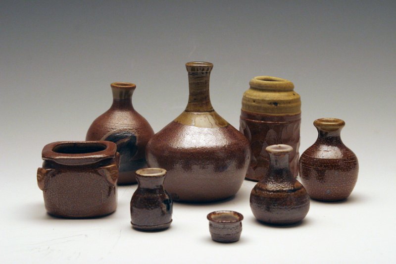 031Tiny Salt-fired Stoneware Vases.jpg
